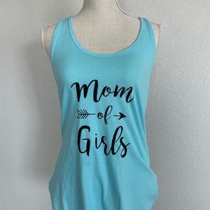 Mom of Girls racerback tank